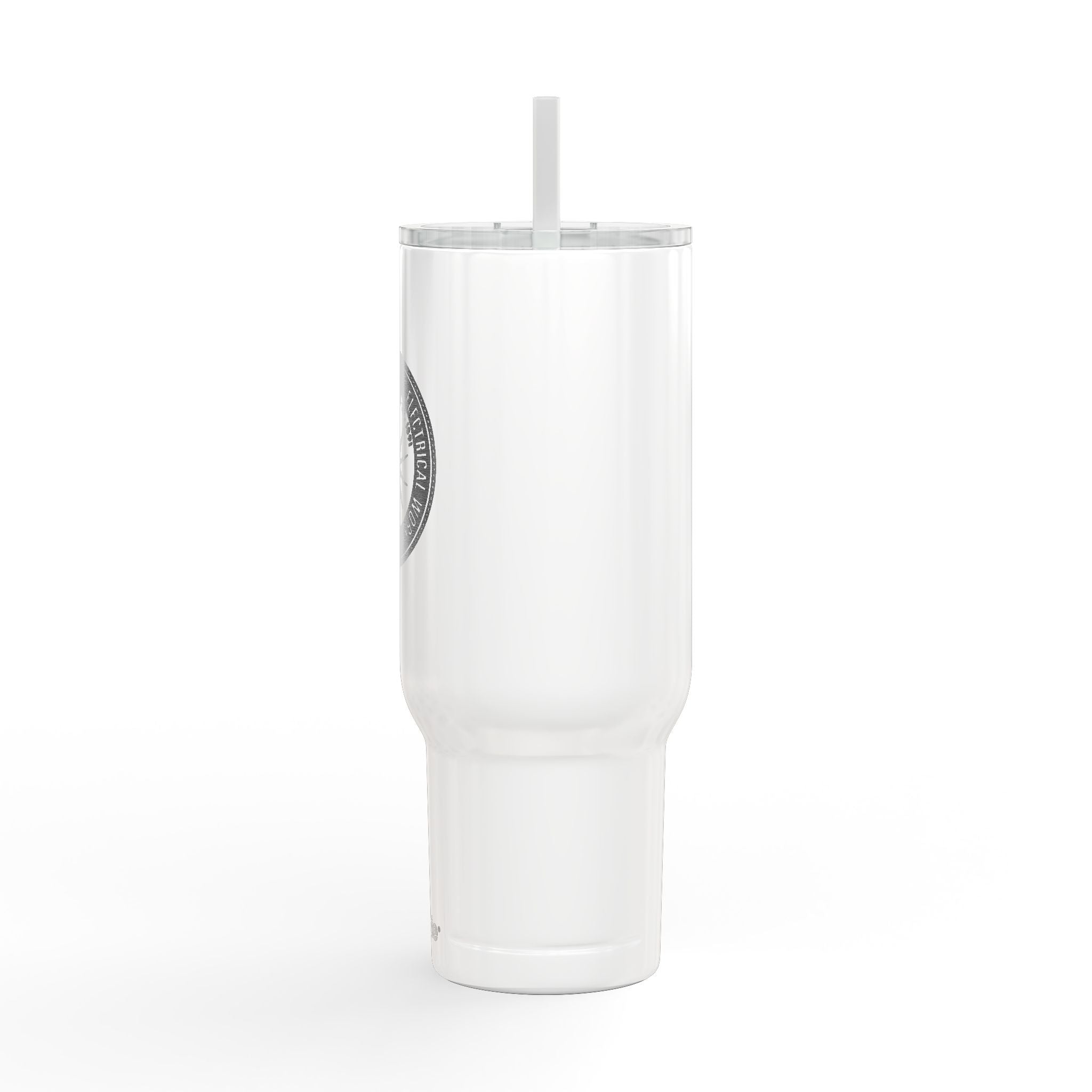 40oz Engraved Insulated Tumbler with Lid — Travel Mug with Handle, Durable Vacuum-Sealed Drinkware