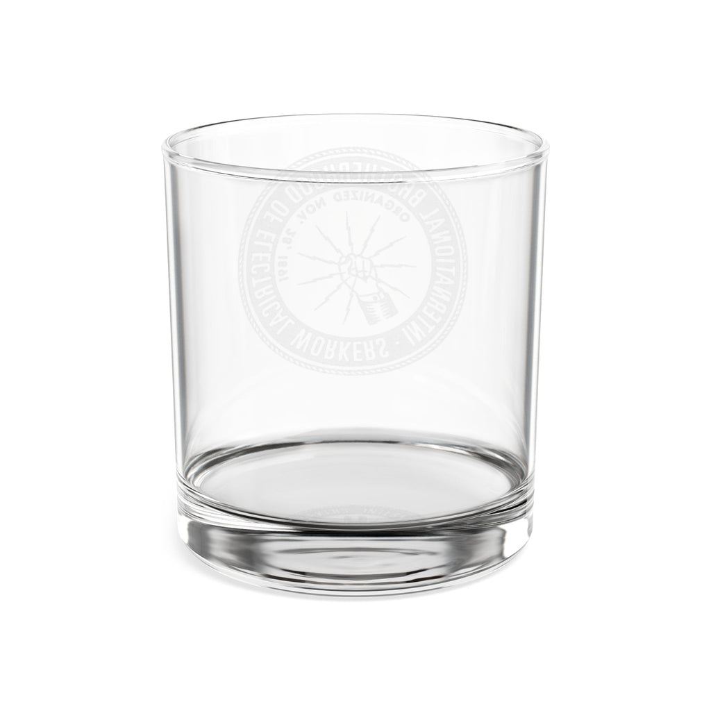 Engraved Whiskey Glass 10.5oz — Brotherhood Emblem Rocks Glass