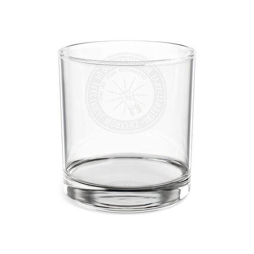 Engraved Whiskey Glass 10.5oz — Brotherhood Emblem Rocks Glass