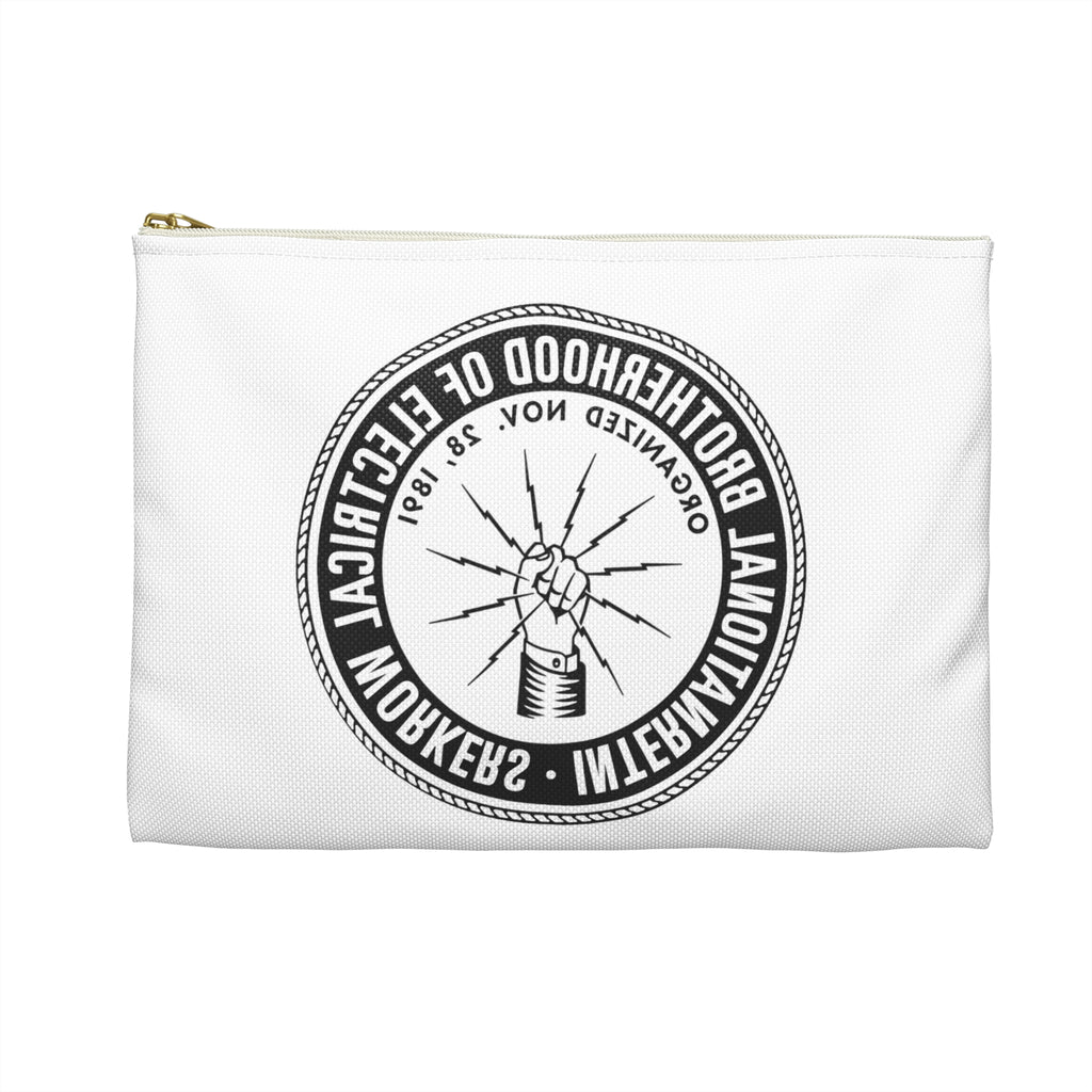 IBEW Emblem Accessory Pouch — International Brotherhood of Electrical Workers Zip Pouch