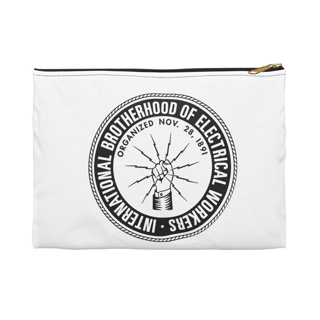 IBEW Emblem Accessory Pouch — International Brotherhood of Electrical Workers Zip Pouch