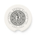 Soapstone Car Coaster — Three Haven Society Logo Car Coaster (Rooted, United)