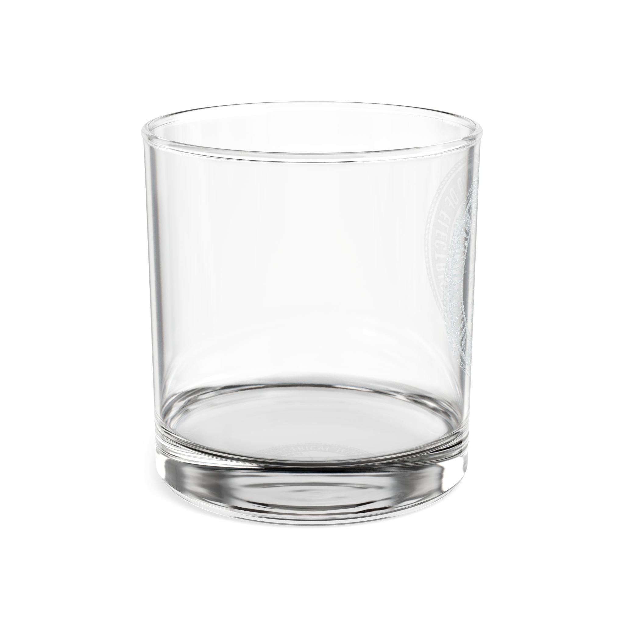 Engraved Whiskey Glass 10.5oz — Brotherhood Emblem Rocks Glass