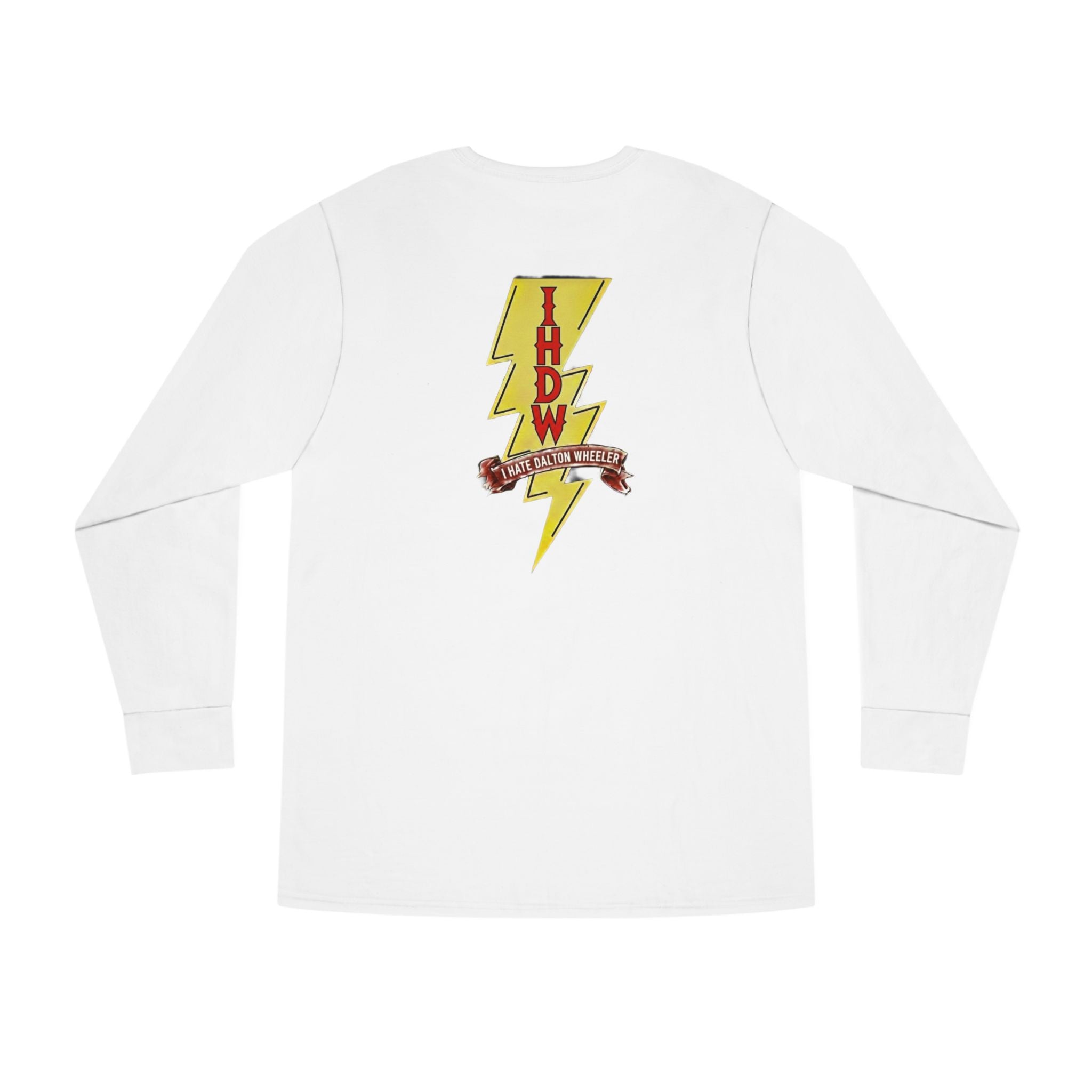 Long Sleeve Tee — Lightning Bolt Band Graphic (IDW Vintage Tattoo Style)