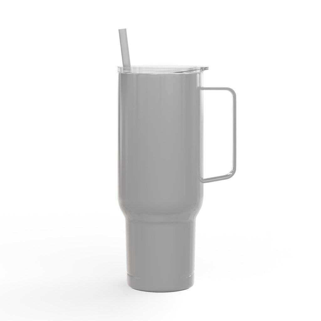 40oz Engraved Insulated Tumbler with Lid — Travel Mug with Handle, Durable Vacuum-Sealed Drinkware
