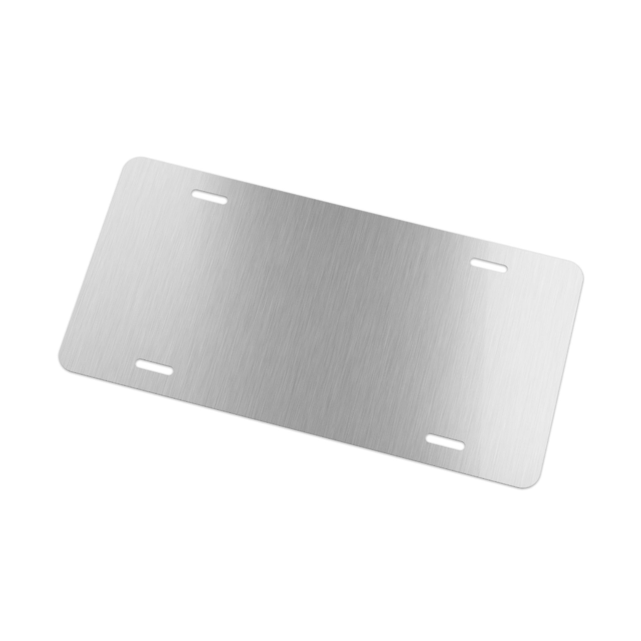 Vanity Plate - Industrial Emblem Aluminum License Plate with Brotherhood & Raven Seal