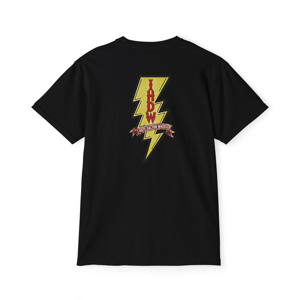 Pocket T-Shirt — Lightning Bolt "IHDW" Graphic Tee
