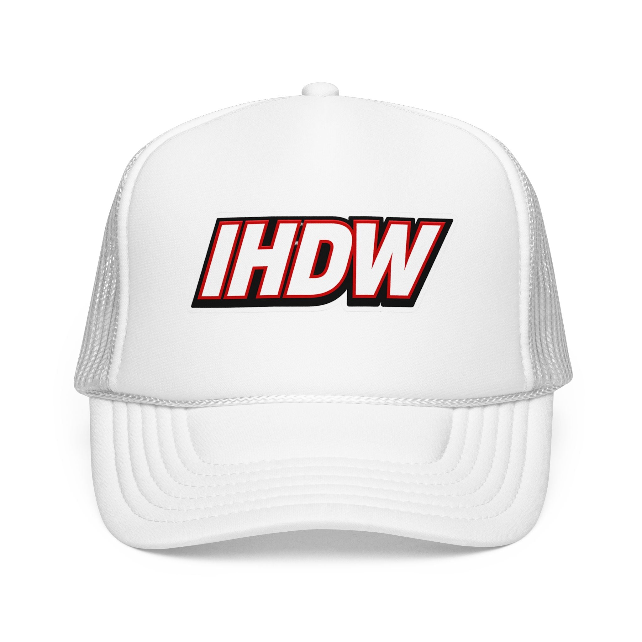 IHDW Logo Trucker Hat — Retro Bold Foam Cap