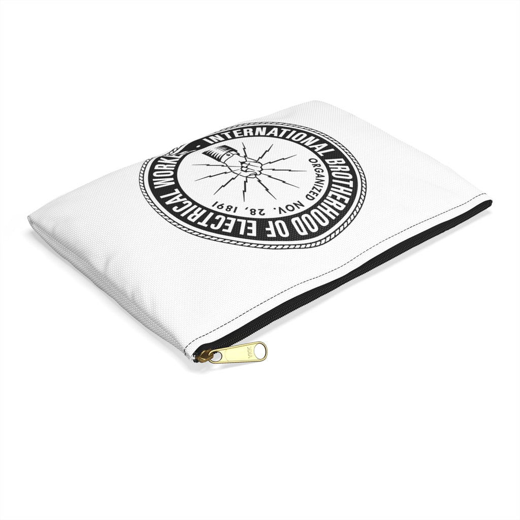 IBEW Emblem Accessory Pouch — International Brotherhood of Electrical Workers Zip Pouch